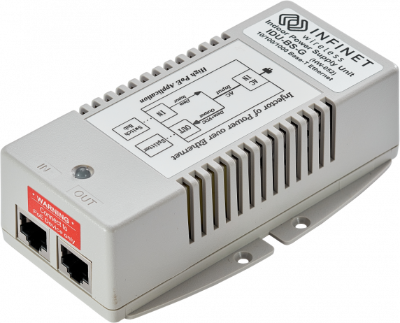 Indoor AC/DC injector with integrated lightning protection IDU-BS-G
