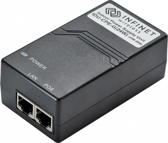 Indoor AC/DC injector with integrated lightning protection IDU-CPE-G(24W)