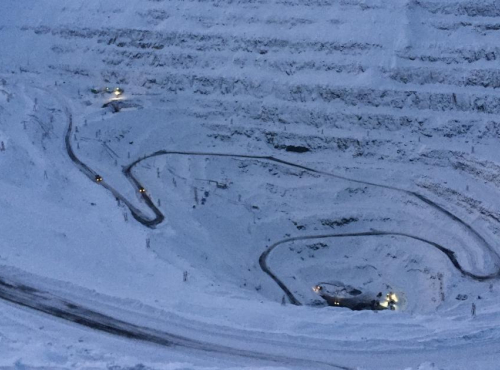 Infinet solutions supports mining beyond the Arctic Circle at the Nornickel quarry